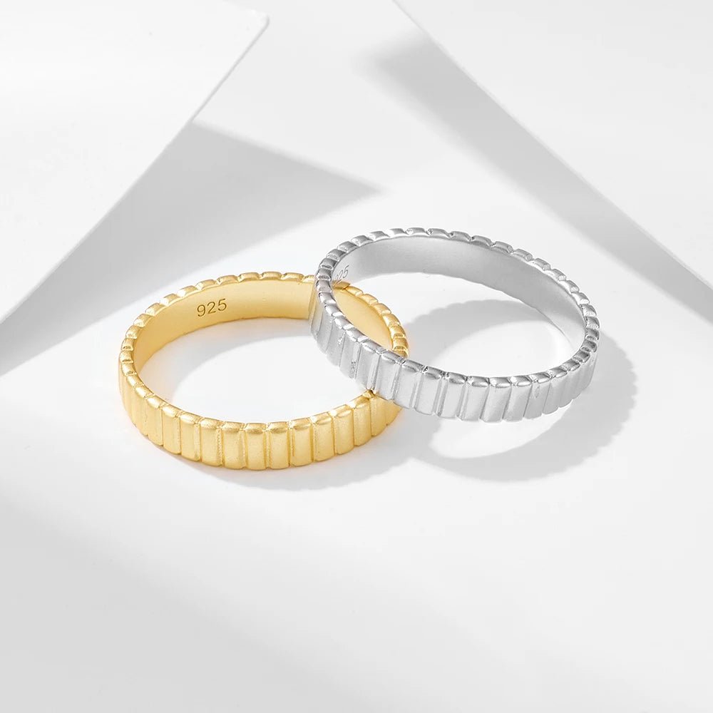 Trendy Gothic Coolstyle Jewelry 925 Sterling Silver Finger Rings 18k Gold Plated Metal Gear Wheel Mechanical Ring – Image 5