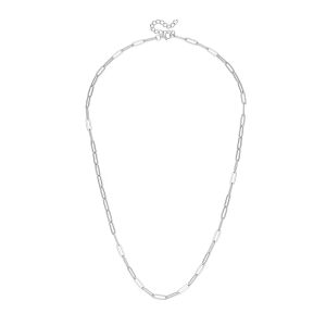 Cuban Chains Dainty 925 Sterling Silver Paper Clip Necklace