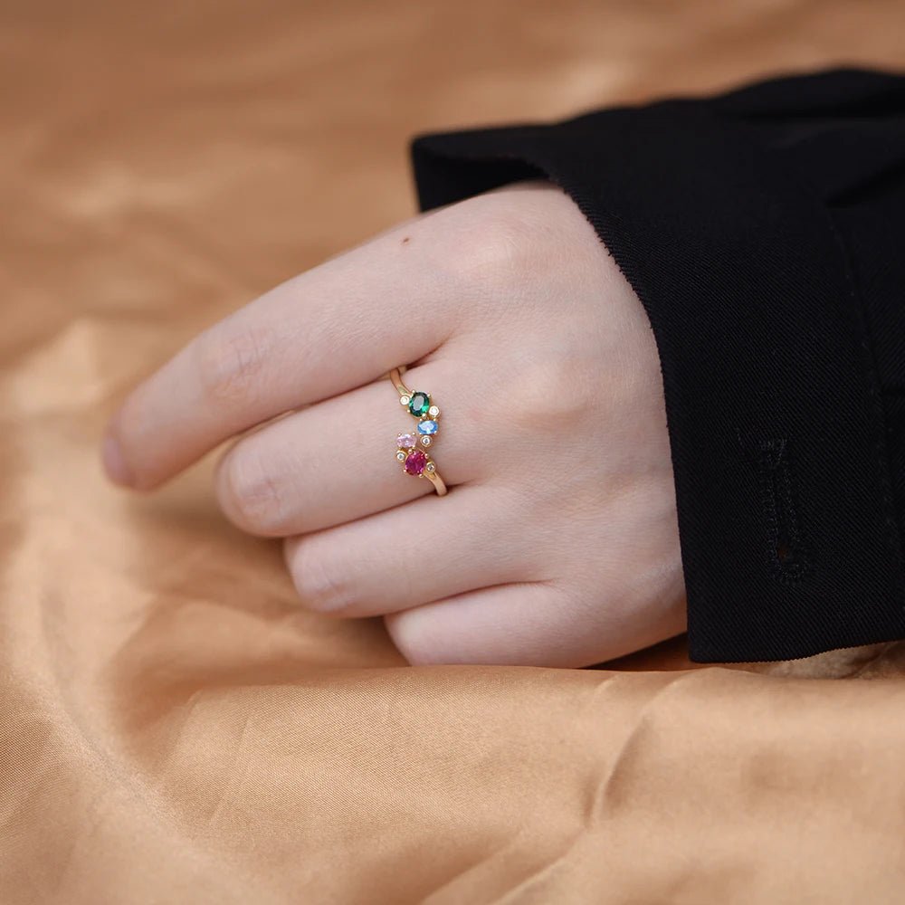 Sterling Jewelry Women Ring Cz 925 Silver 925 Sterling Custom Crystal Stone Simple Decoration Trendy Guangdong Silver Plated – Image 2