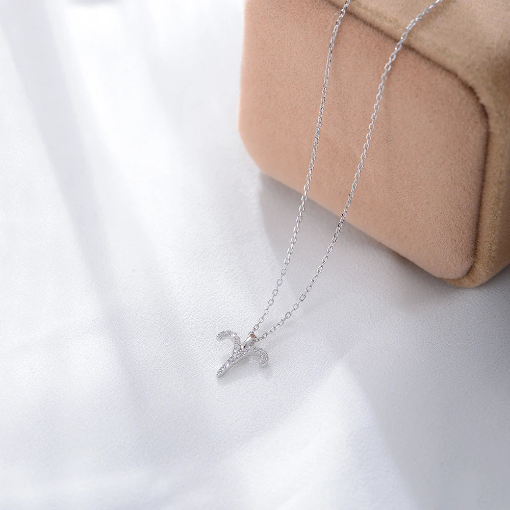 925 Sterling Silver Gold Plated Minimalist Sign Jewelry Plated 12 Horoscope Pendant Zodiac Necklaces for Women Girl - Image 14